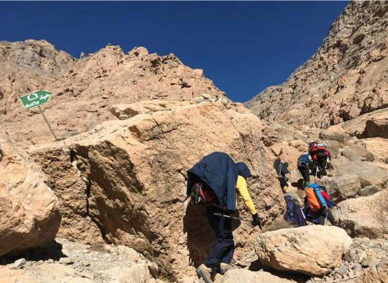 مسیر قله شیر کوه