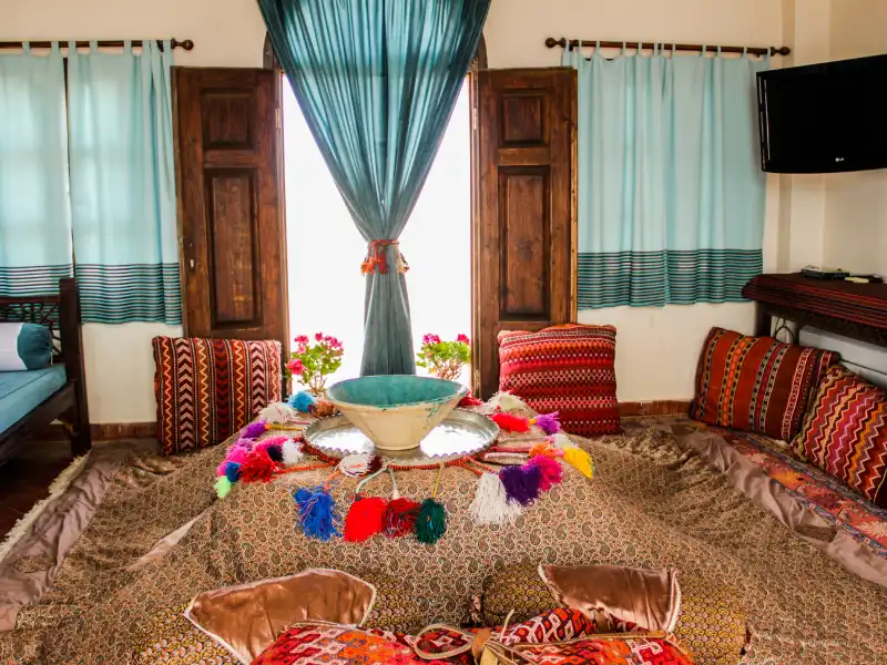 اتاق اقامتگاه متین آباد